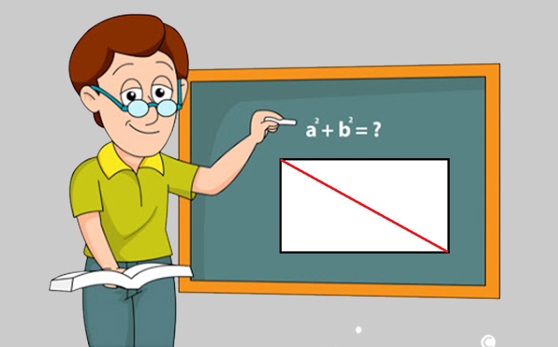 Tính chất của đường chéo hình chữ nhật
